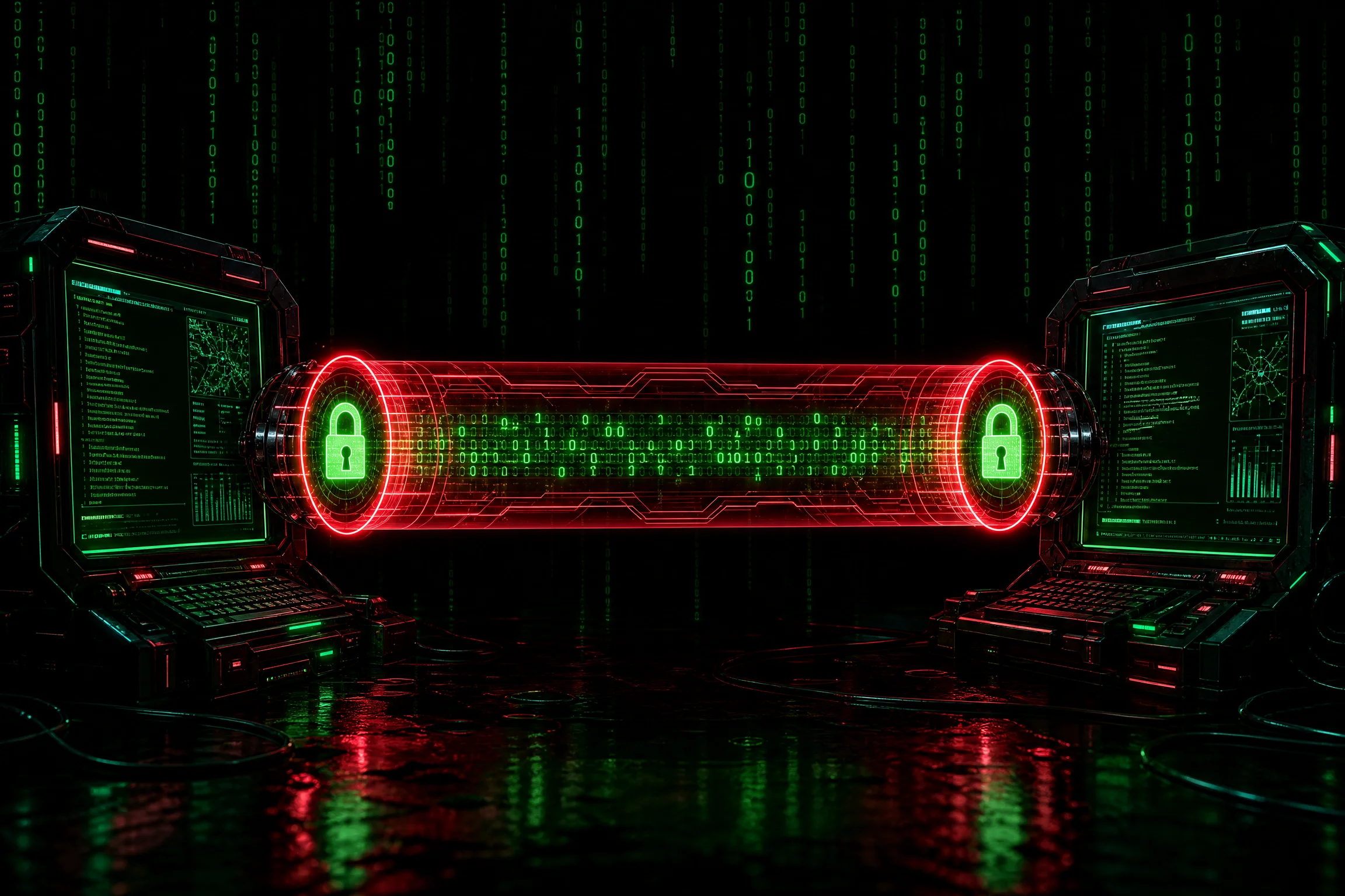 端到端加密通讯技术原理示意图